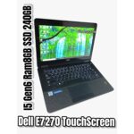 Laptop Dell Latitude E7270 Core i5 Gen 6 Ram 8GB SSD 240GB TouchScreen Slim nbd19