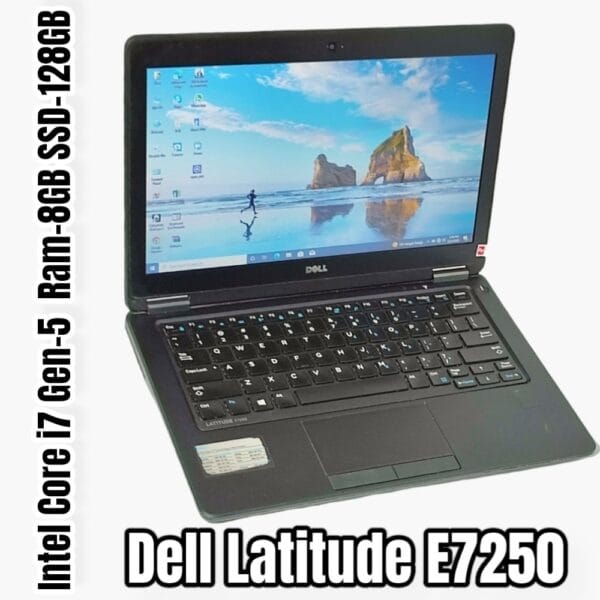 Laptop Dell Latitude E7250 Core i7 Gen 5 Ram 8GB SSD 128GB Camera nbd21