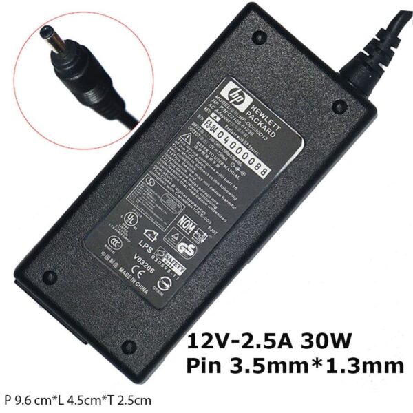 Adaptor Charger HP 12V-2.5A Original