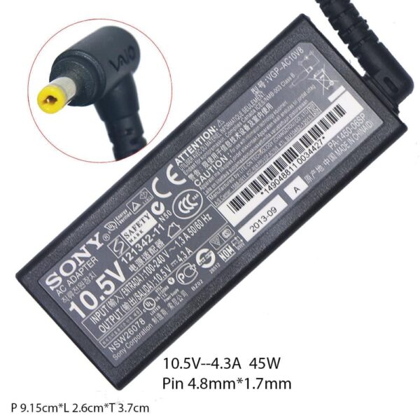 Adaptor Charger Sony 10.5V - 4.3A Original