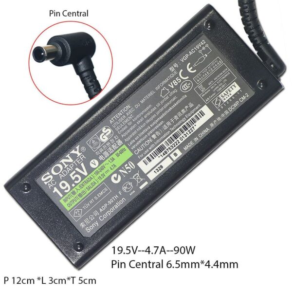 Adaptor Sony 19.5V-4.7A 90 watt Pin central 6.5*4.4mm Original adlson2