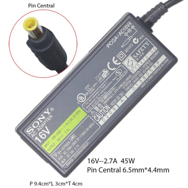 Adaptor Charger Sony 16V - 2.7A  Original 2nd