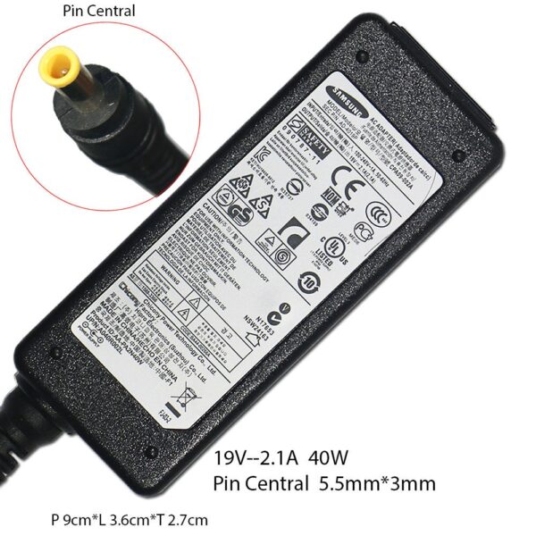 Adaptor Samsung 19V - 2.1A  Oem