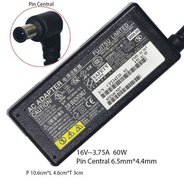 Adaptor Fujitsu 16V-3.75A Original