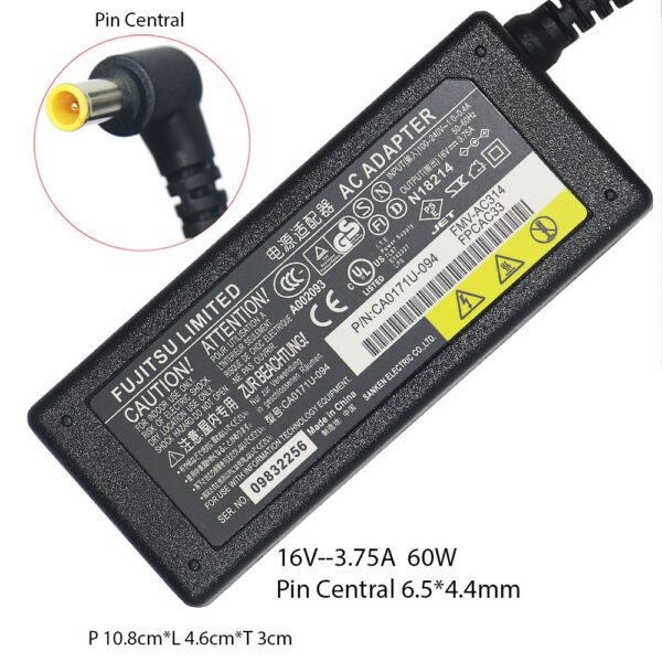 Adaptor Fujitsu 16V-3.75A Oem