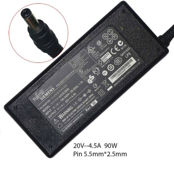 Adaptor Fujitsu 20V-4.5A Oem
