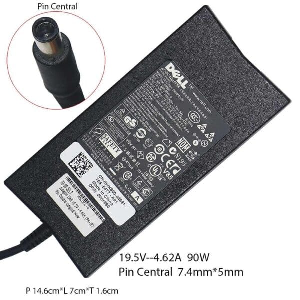 Adaptor Dell 19.5V - 4.62A Original