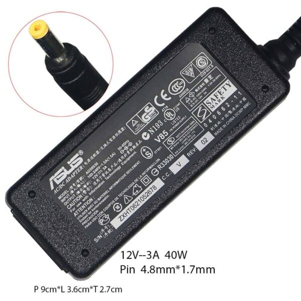 Adaptor Asus 12V - 3A  Oem