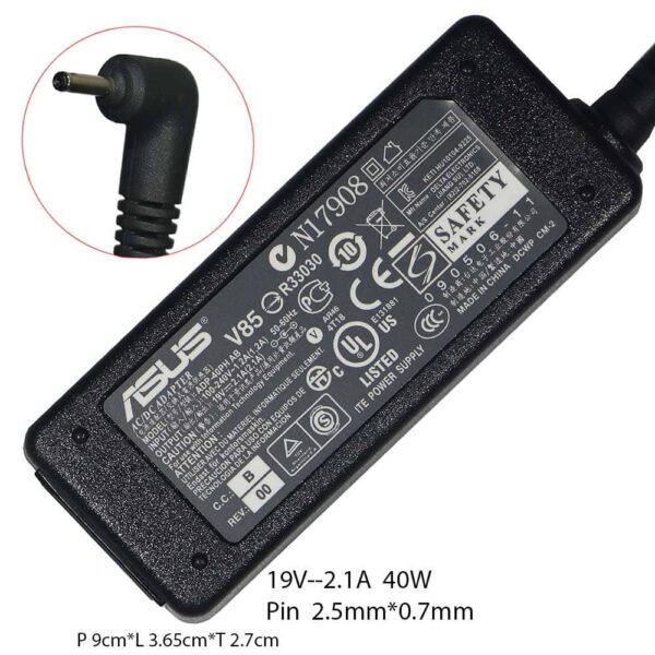 Adaptor Laptop Asus Eee PC 1101HAB 1201HA 1201N 1201T 19V 2.1A Adlas5