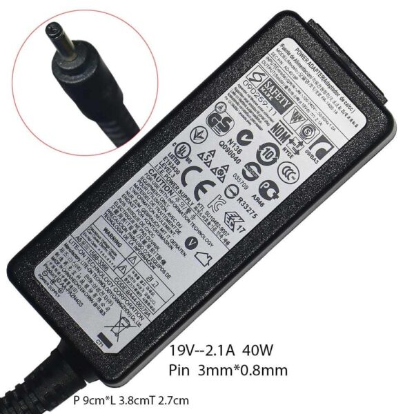 Adaptor Laptop Asus 19V 2.1A 40w 3*0.8mm Original Adlas10