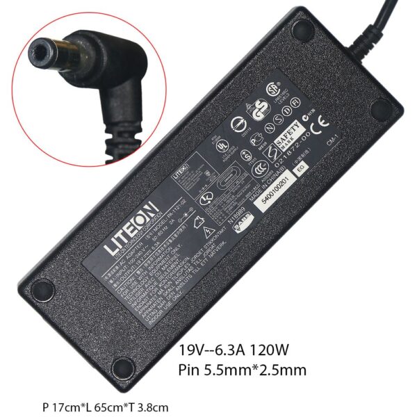 Adaptor Charger Liteon 19V - 6.3A  Original 2nd