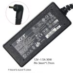 Adaptor Acer 12V - 1.5A  - 3mm*1mm - Original