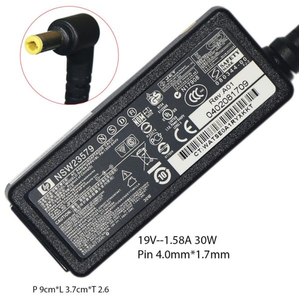 Adaptor HP 30W 19V-1.58A 4.0*1.7mm Original