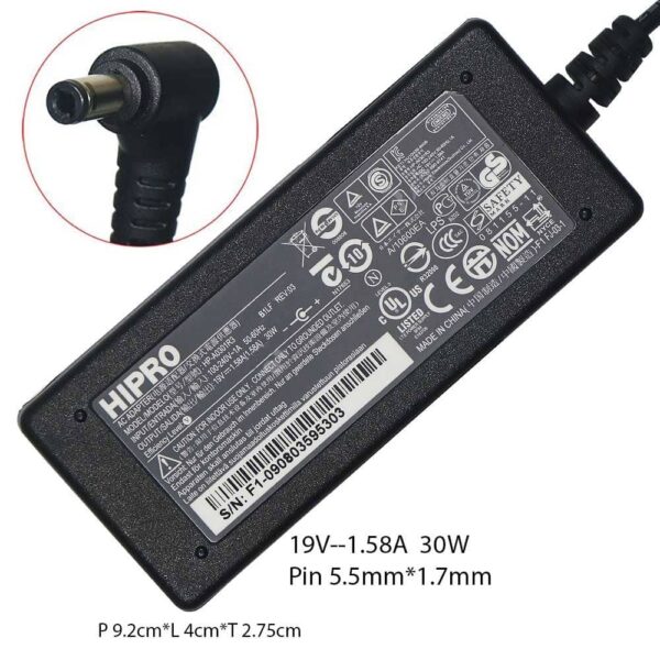 Adaptor Charger HP MINI 19V-1.58A Original