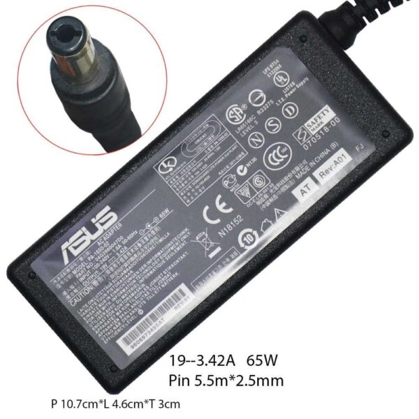 Adaptor Charger Asus 19V 3.42A 65W 5.5*2.5mm adlas3