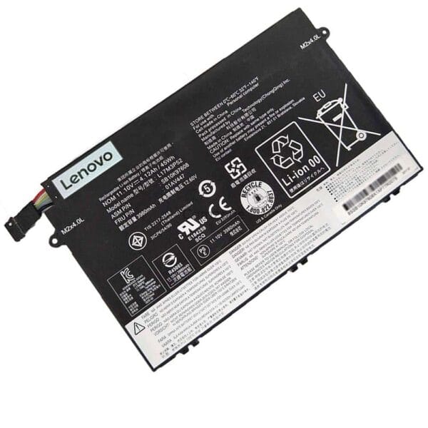 Baterai Lenovo Thinkpad E480 E580 E590 E490 E485 L17M3P52 L17L3P51 L17L3P52 L17M3P54 batllen119r