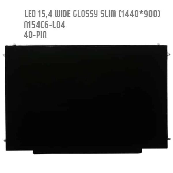 Laptop Layar LCD LED 15.4 Wide Glossy Slim 40-Pin N154C6-L04 lcd1545