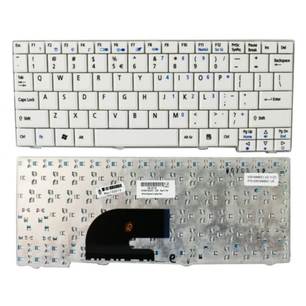 Keyboard  Acer One A150/D150/D250 (ZG5) White  kblac35