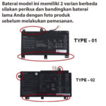 Baterai ASUS TUF Game FX504 FX504GE FX505 FX505G B31N1726