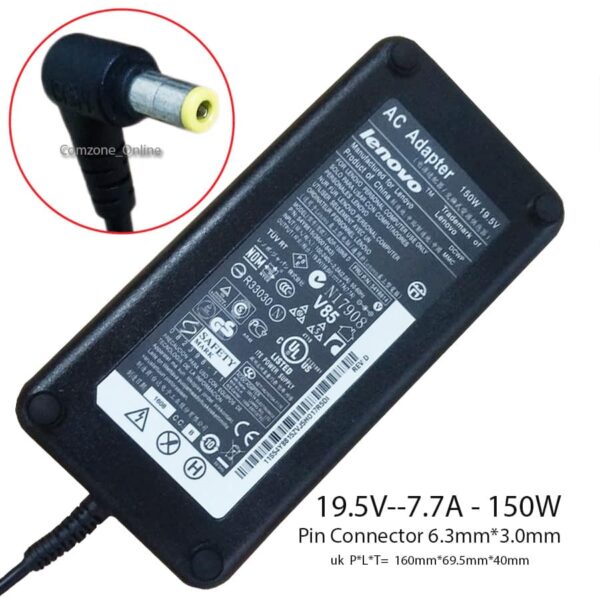 Adaptor Charger Lenovo 19V - 7.7A 150W (6.3*3.0) Original New