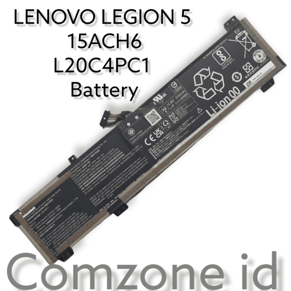 Baterai Lenovo Legion 5-15IMH0515ARH05 5 Pro-16ACH6 7-16ITHg6 L20D4PC1 Batllen199r