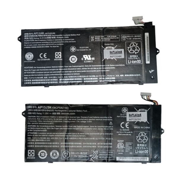Baterai Acer Chromebook C720 C740 AP13J4K AP13J3K batlac92r