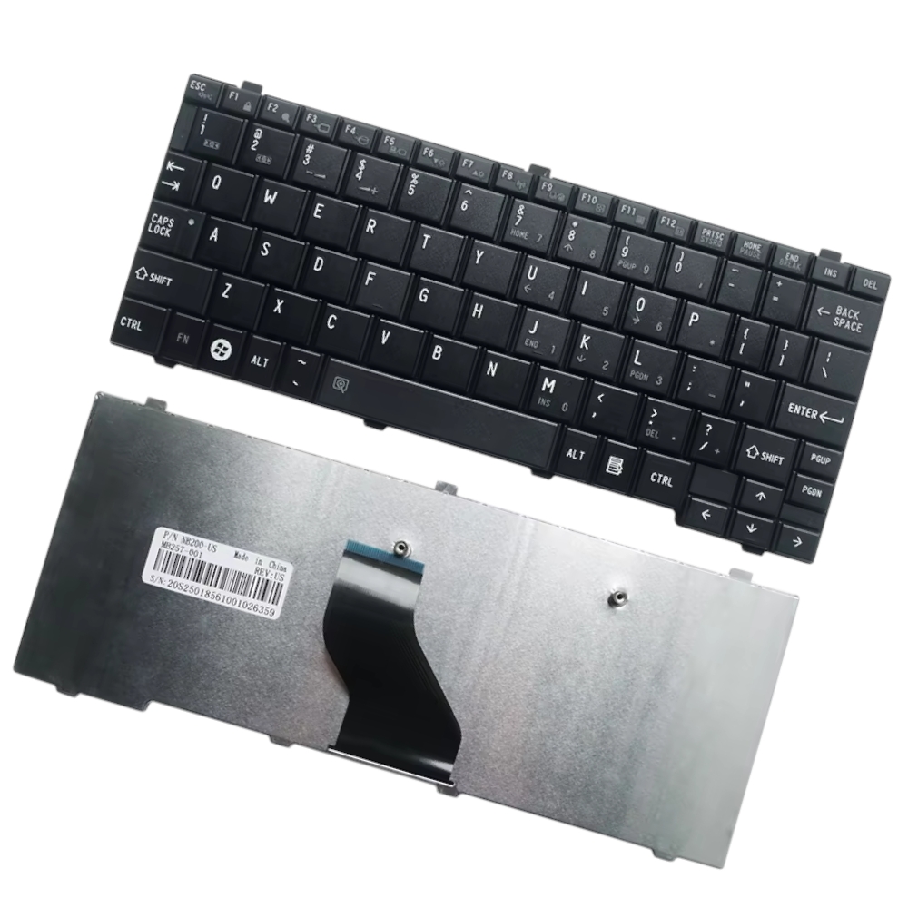 Photoroom-20250513_143349 Keyboard Toshiba NB200 NB500 NB505 NB510 NB520 NB205 NB250 NB300 NB305 - Gambar 1