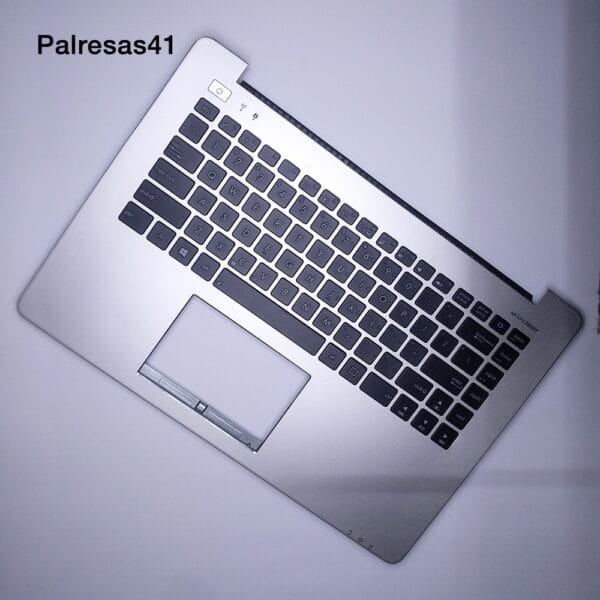 Case Casing Keyboard Palmrest Asus S451LA A451LA Silver palresas41