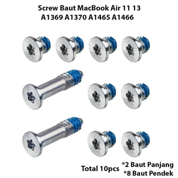 Screw Baut MacBook Air 11 13 A1369 A1370 A1465 A1466 1 set btmac5