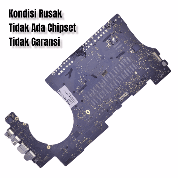 Logic Board MotherBoard Rusak Macbook Pro 15 A1398 2013 2.0GHz 820-3662-A mblmac11r