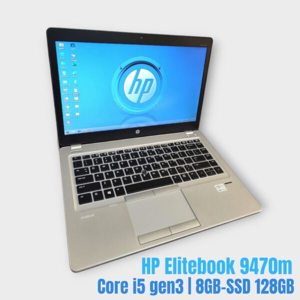 Laptop Core i7 gen3 Ram 8GB SSD 128GB HP Elitebook Folio 9470m nbhp28