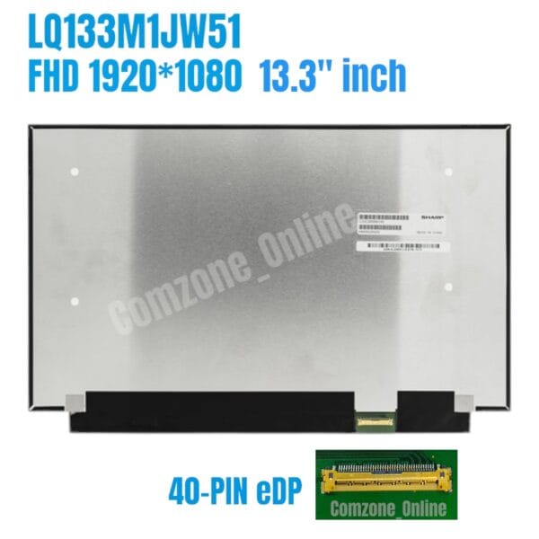 Led Lcd 13.3 Slim IPS FHD Touchscreen 40 Pin eDP LQ133M1JW51 Lcd Laptop