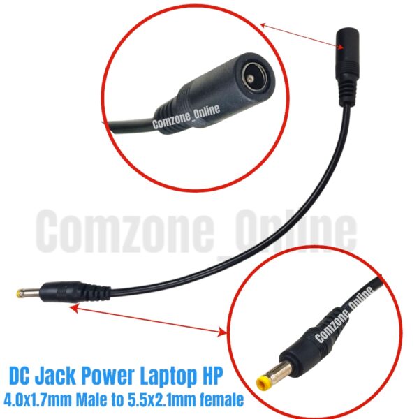 DC Power Jack Connector Laptop HP 4.0x1.7mm dchp36