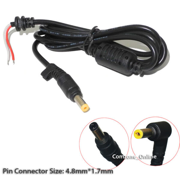 Kabel DC Power Adaptor Plug Konektor Laptop 4.8mm x 1.7mm kblc3