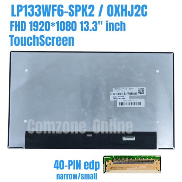 0XHJ2C LP133WF6-SPK2 Lcd 13.3" 40-Pin