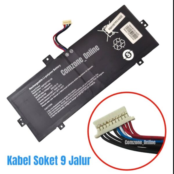 Baterai Axioo Mybook 11G SLIMBOOK 11 ZYREX 232 MINI PL3378107P*2S GSP3277107-2S M1169 N1169 NBAX21AAKRM8 batlax15r