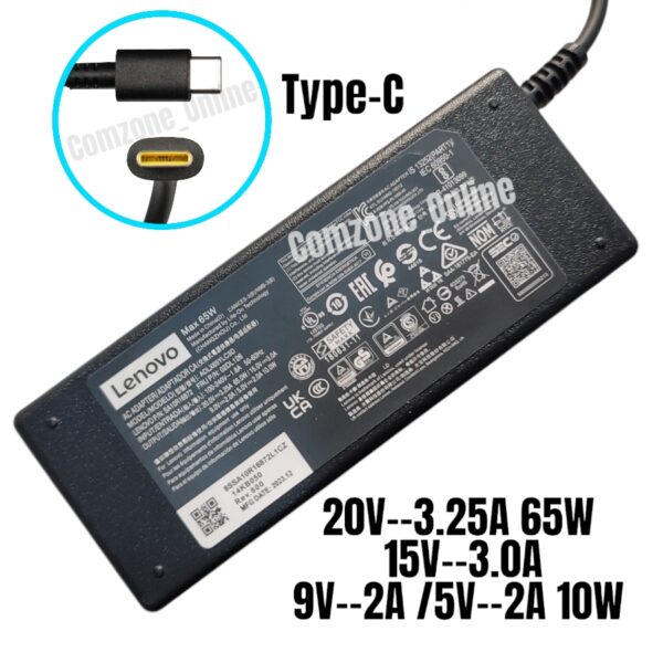 Adaptor 65W Type-C 20--3.25A Charger Lenovo Thinkpad T470S X380 YOGA-370 adllnv47