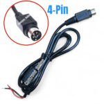 DC Power Kabel Adaptor audio visual s video 4 pin 3 pin