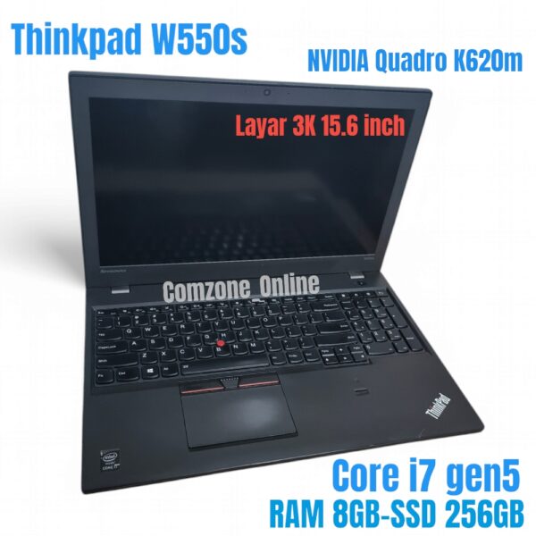 Laptop Lenovo Thinkpad W550s Core i7 gen5 Ram 8GB SSD 256GB 3K 15.6 inch Nvidia Quadro nblen41