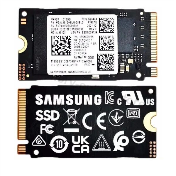 Samsung SSD NVME GEN4 512GB PCIE 4.0 M.2 NVME 2242 ssd60nr