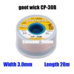 Solderwick Goot Wick Gootwick CP30B CP-30B 3.0MM 20M Ori tools42