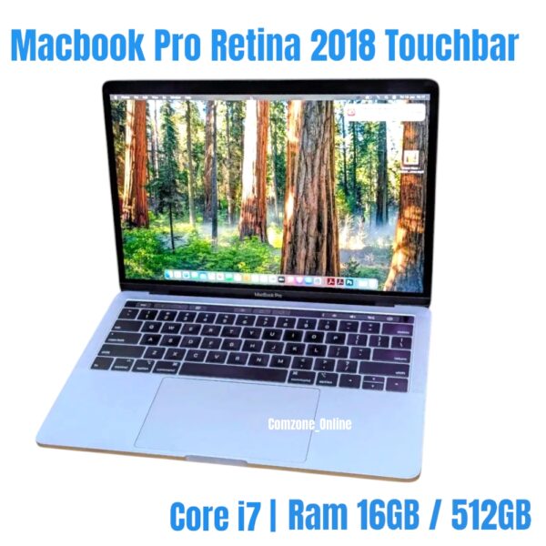Macbook Pro Retina 2018 13 inch A1989 Touchbar Core i7 Ram 16GB 512GB