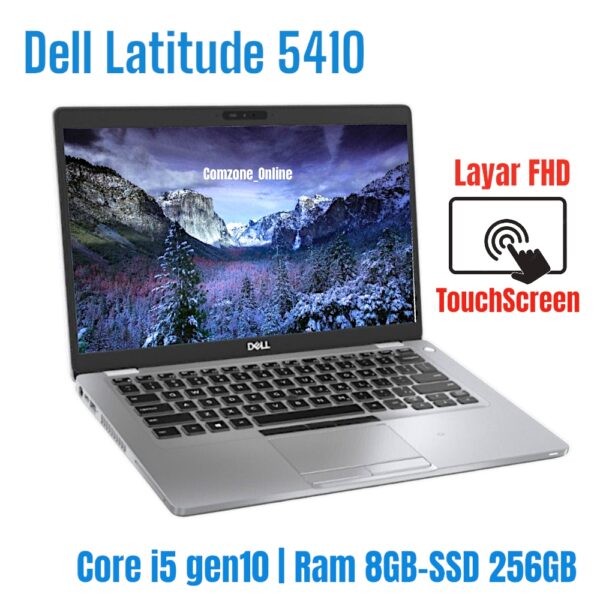 Laptop Dell Latitude 5410 core i5 gen 10 Touchscreen 8GB SSD 256GB FHD 14 inch nbd41