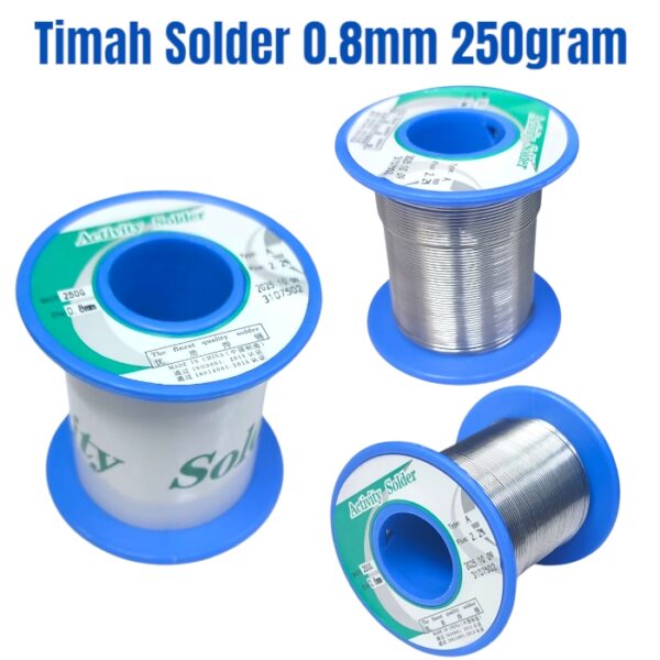 Timah Solder Wire 0.8mm 0.8 mm 250 gram 1/4 kg QUALITY tools82