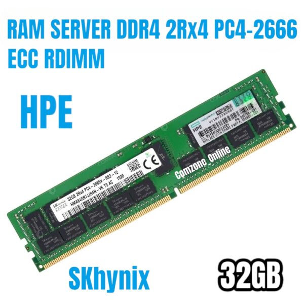 Ram Server Memory DDR4 32GB 2Rx4 PC4-21300 PC2666 ECC RDIMM memsvr2