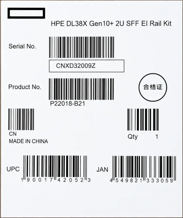 Rail Kit HPE P22018-B21 DL38X Gen10 Plus 2U SFF Server & Part Comzone.id