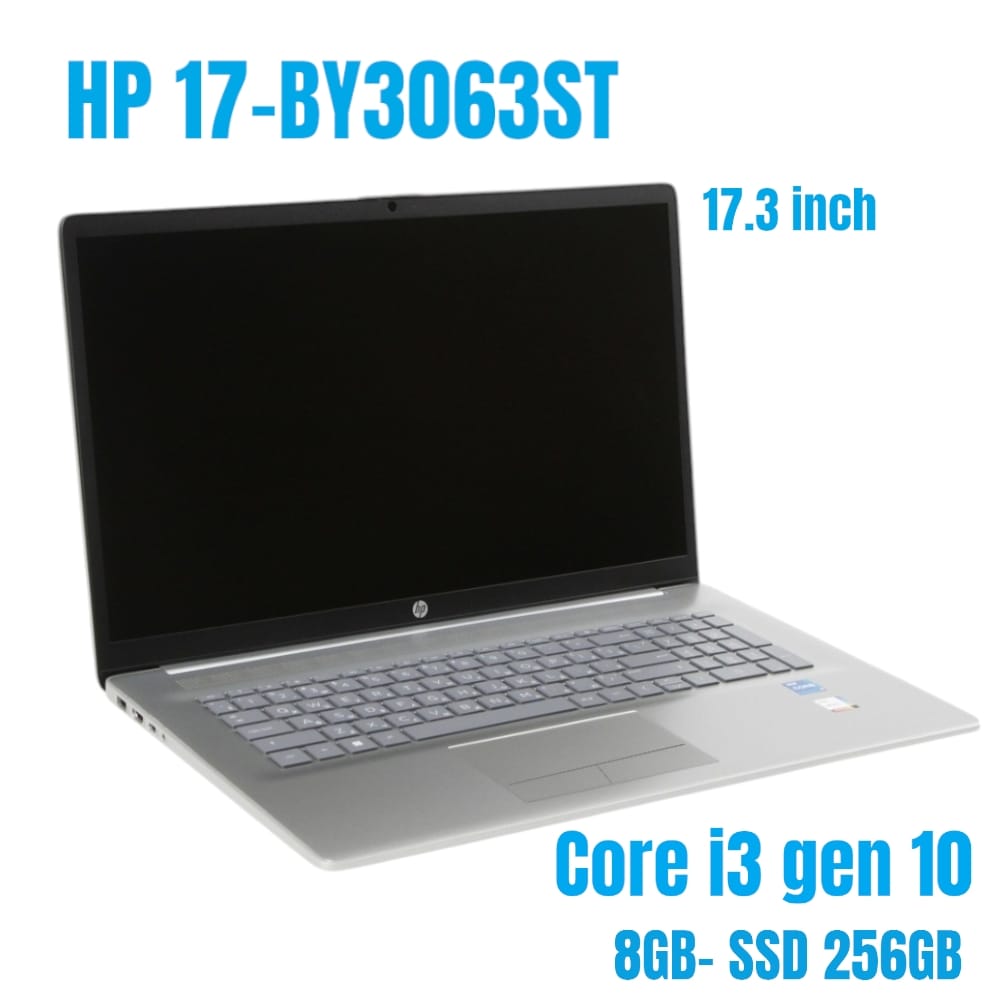 1770889453700 HP 17-by3063st Core i3-1005G1 gen 10 Ram 8GB SSD 256GB HD 17.3 inch nbhp52 - Gambar 1
