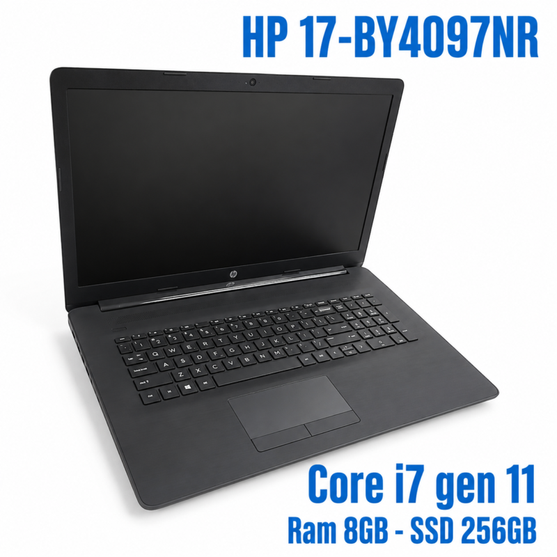 Laptop HP 17-by4097nr Core i7 Gen 11 RAM 16GB SSD 256GB FHD 17.3 Inch Bekas Garansi