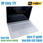 HP Envy 17t Intel Core i7-8550u gen 8 SSD 256GB Ram 8GB Dual VGA Layar 4k 17.3 inch Nvidia GeForce MX150 nbhp59
