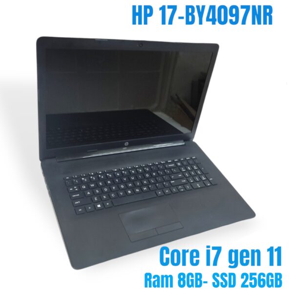 Laptop HP 17-by4097nr Core i7-1165G7u i7 gen 11 Ram 16GB SSD 256GB FHD 17.3 inch nbhp67